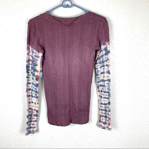NWT Free People Big Sur Tie Dye Long Sleeve - Picture 10 of 10